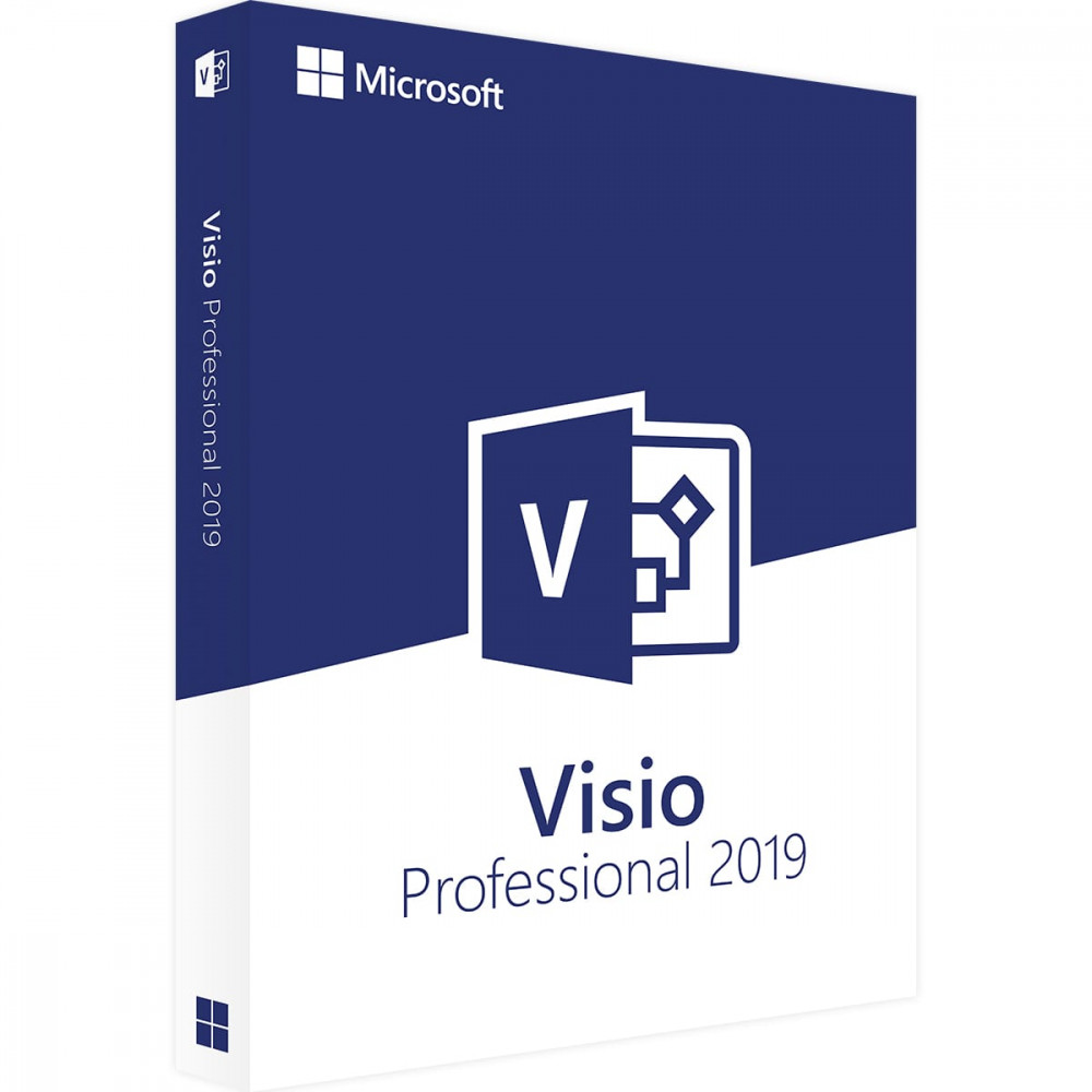Microsoft Visio Professional 2019 olcsón jogtiszta szoftver rendelés termékkulcsok