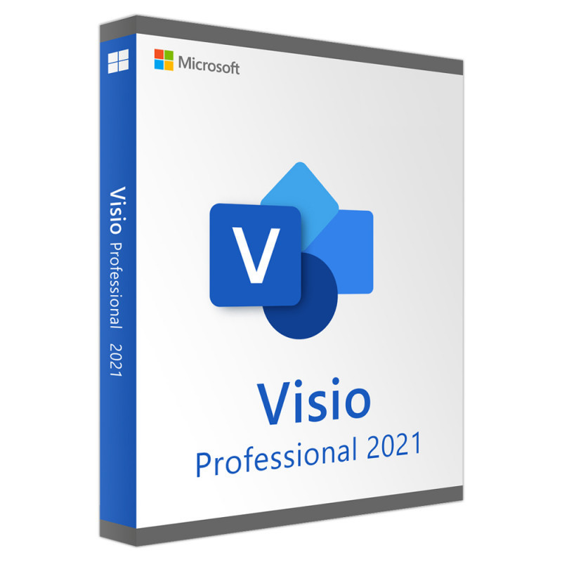 Microsoft Visio Professional 2021 olcsón jogtiszta szoftver rendelés termékkulcsok