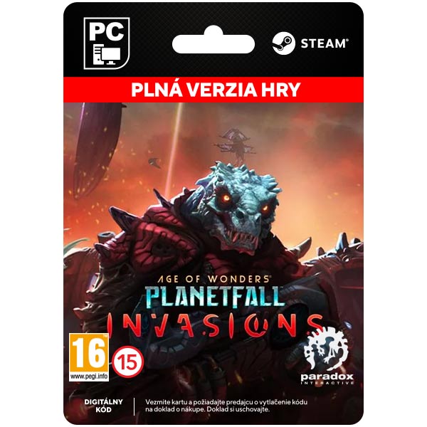 Age of Wonders: Planetfall - Invasions [Steam] - PCCD-Kulcsok > Stratégiai játékok