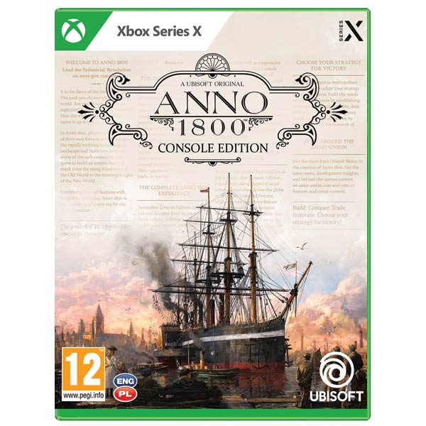 Anno 1800 (Console Kiadás) - XBOX Series XXbox Series játékok > Szimulátorok