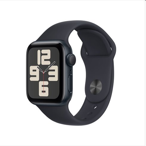 Apple Watch SE GPS 40mm Midnight Aluminium Case Midnight Sport szíjjal - S/MApple Watch > Series SE