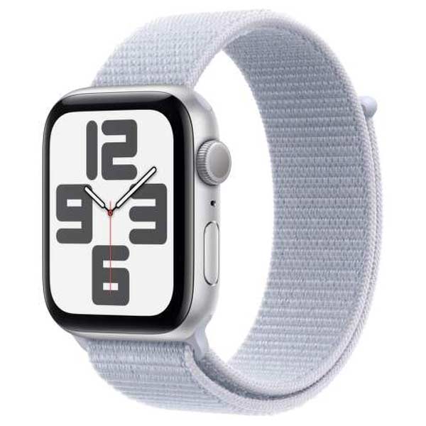 Apple Watch SE 2024 GPS 40mm Silver Aluminium Case with Blue Cloud Sport LoopApple Watch > Series SE