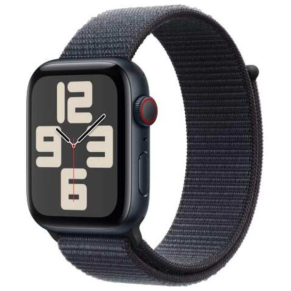 Apple Watch SE 2024 GPS + Cellular 40mm Midnight Aluminium Case with Ink Sport LoopApple Watch > Series SE