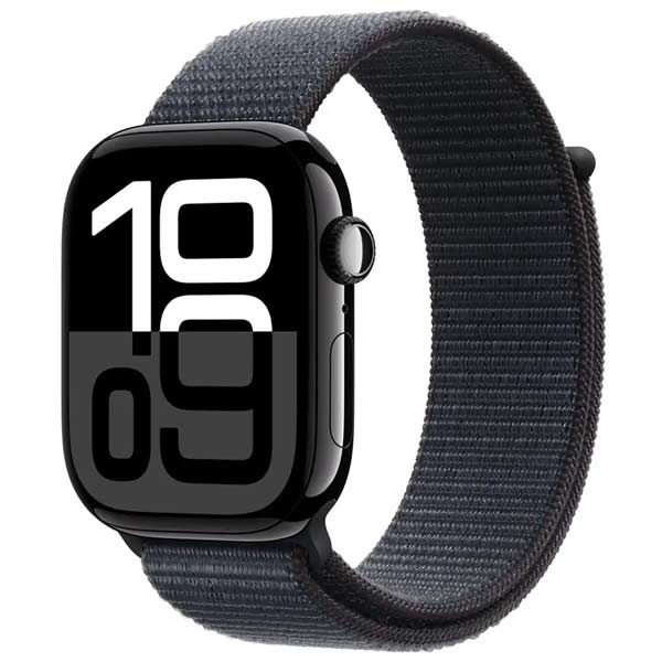 Apple Watch Series 10 GPS 42mm Jet Black Aluminium Case with Ink Sport LoopApple Watch > Series 10