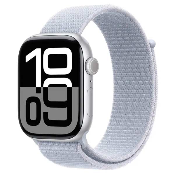 Apple Watch Series 10 GPS 46mm Ezüst alumínium kék sportszíjjalApple Watch > Series 10