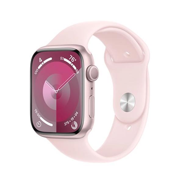 Apple Watch Series 9 GPS 45mm rózsaszín Aluminium Case Light rózsaszín Sport szíjjal - M/LApple Watch > Series 9