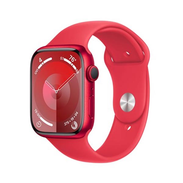 Apple Watch Series 9 GPS 45mm (PRODUCT)RED Aluminium Case (PRODUCT)RED Sport szíjjal - S/MApple Watch > Series 9