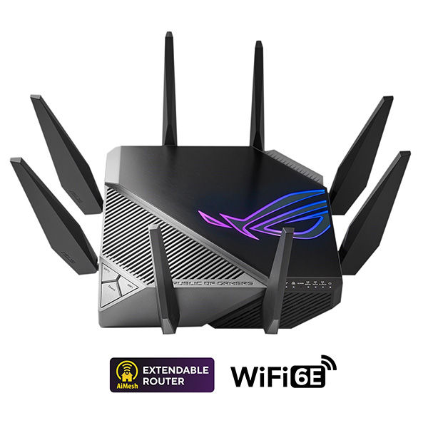 Asus ROG Rapture GT-AXE11000WiFi router és antenna > ASUS