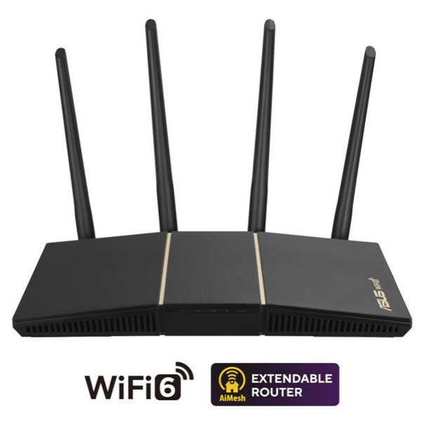 Asus RT-AX57 Vezeték nélküli AX3000 Wifi 6 Router