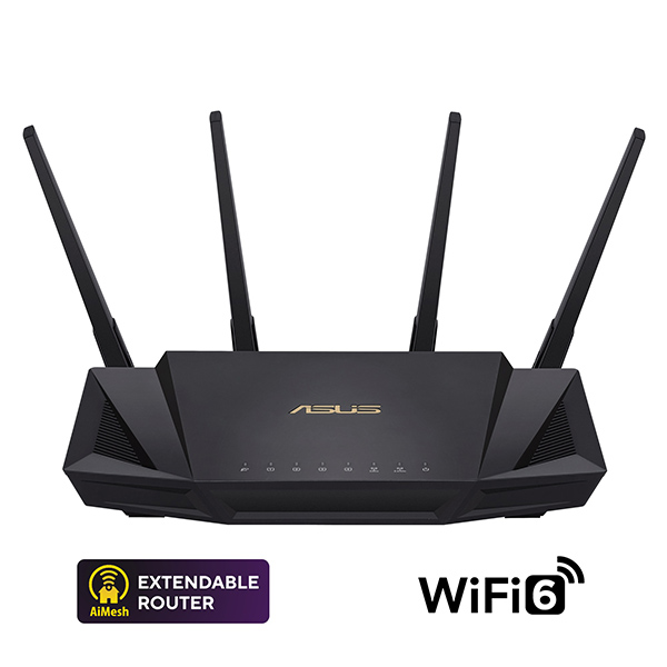 Asus RT-AX58U V2WiFi router és antenna > ASUS