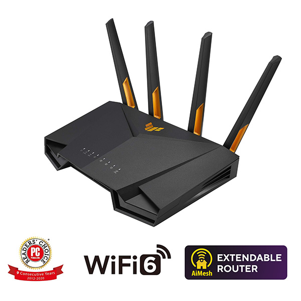 ASUS TUF Játékos AX4200 kétsávos Wi-Fi 6 routerWiFi router és antenna > ASUS