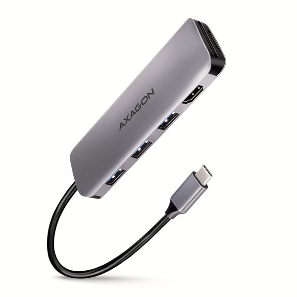 AXAGON HMC-HCR3A 3x USB-A + HDMI + SD/microSD