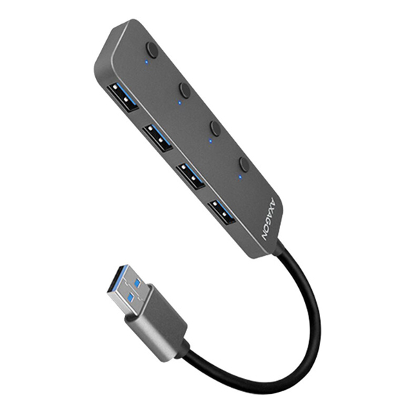 AXAGON HUE-MSA 4x USB3.2 Gen 1 SWITCH hub