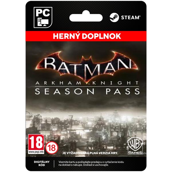 Batman: Arkham Knight (Season Pass) [Steam] - PCCD-Kulcsok > Akciójátékok