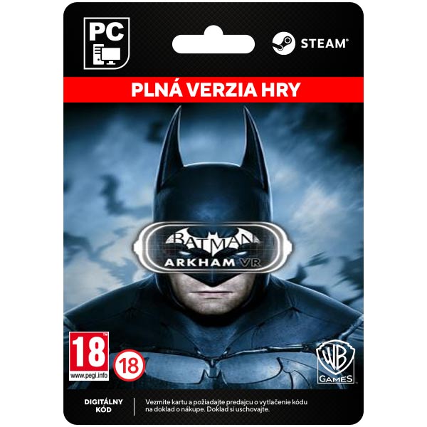 Batman: Arkham VR [Steam] - PCCD-Kulcsok > Kaland