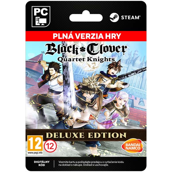 Black Clover: Quartet Knights (Deluxe Kiadás) [Steam] - PCCD-Kulcsok > Akciójátékok