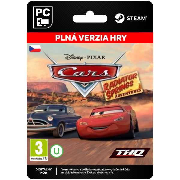 Cars: Radiator Springs Adventures [Steam] - PCCD-Kulcsok > Verseny játékok