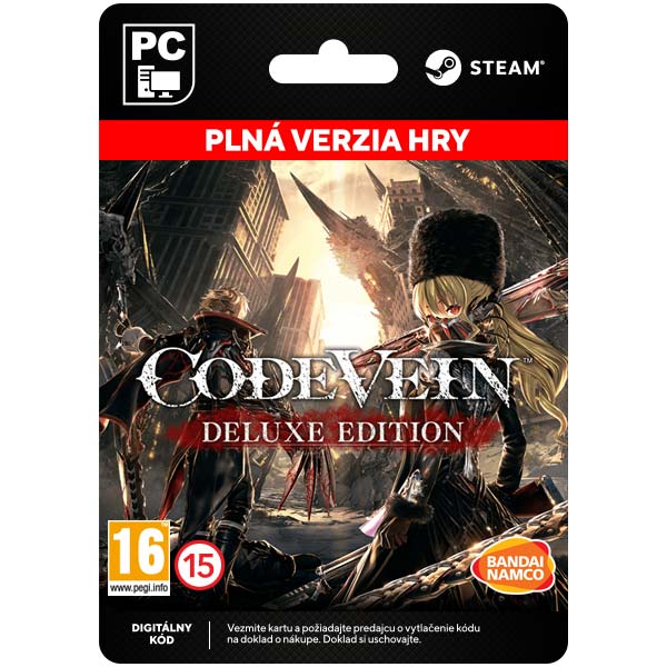 Code Vein (Deluxe Kiadás) [Steam] - PCCD-Kulcsok > Akciójátékok