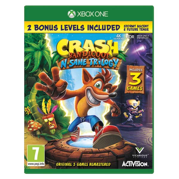 Crash Bandicoot N.Sane Trilógia - XBOX ONEXbox One játékok > bazár