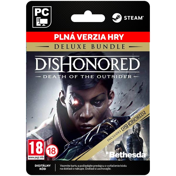 Dishonored: Death of the Outsider (Deluxe Bundle) [Steam] - PCCD-Kulcsok > Akciójátékok