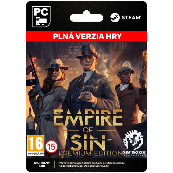 Empire of Sin (Premium Kiadás) [Steam] - PCCD-Kulcsok > Stratégiai játékok