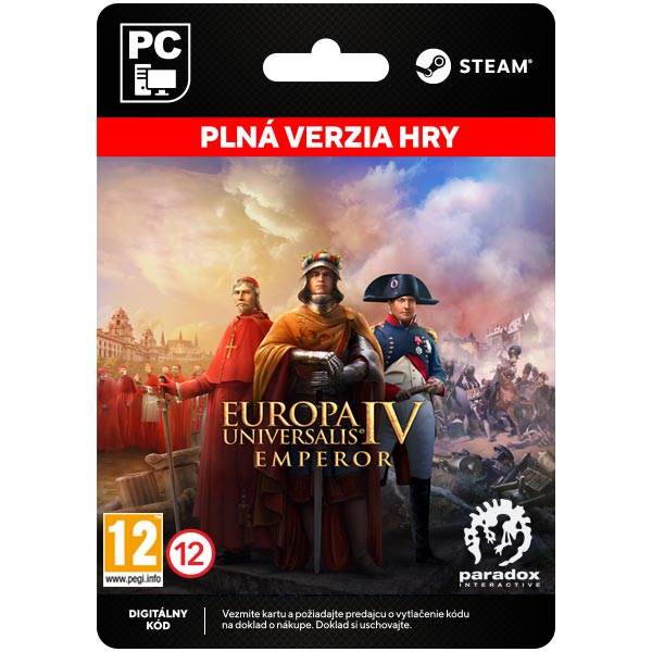 Europa Universalis 4: Emperor [Steam] - PCCD-Kulcsok > Stratégiai játékok