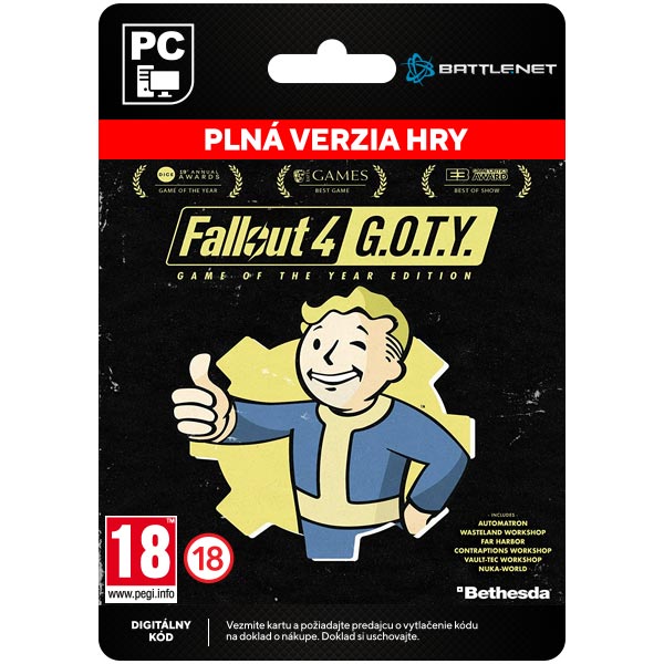 Fallout 4 Game of the Year Kiadás [Steam] - PCCD-Kulcsok > RPG