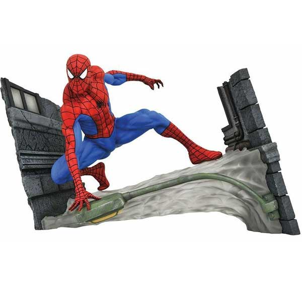 Figura Spider Man Comic Webbing Diorama (Marvel)Gyűjtői figurák > Marvel