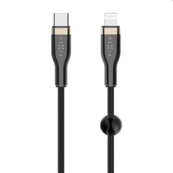 FIXED Fonott adat- és töltőkábel USB-C/Lightning MFI