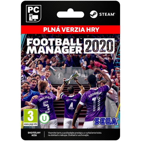 Football Manager 2020 [Steam] - PCCD-Kulcsok > Sport játékok