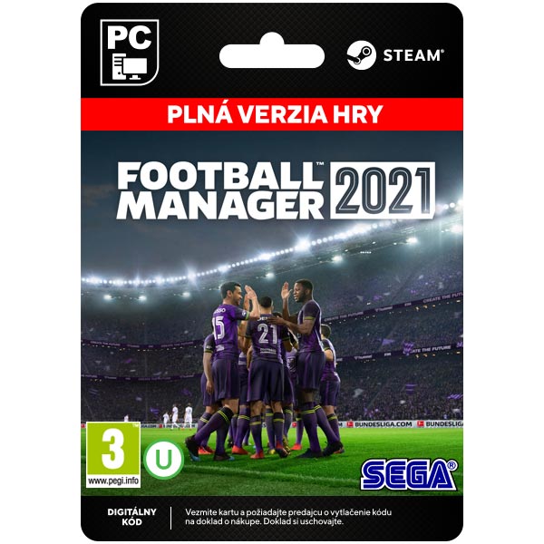 Football Manager 2021 [Steam] - PCCD-Kulcsok > Sport játékok