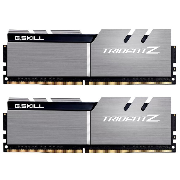 G.SKILL 32GB kit DDR4 3200 CL16 Trident Z silver-feketePC komponensek > Memória