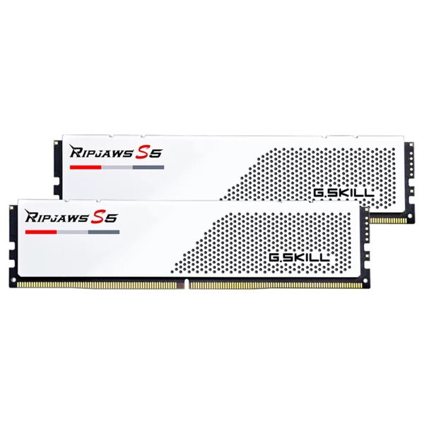 G.SKILL 32GB kit DDR5 5600 CL30 Ripjaws S5 fehérMemória > Asztali géphez