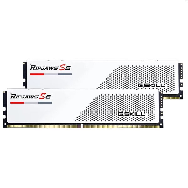 G.SKILL 64GB kit DDR5 5600 CL28 Ripjaws S5 fehérMemória > Asztali géphez