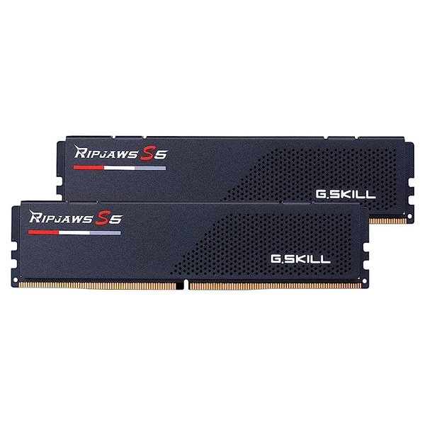 G.SKILL 64GB kit DDR5 6000 CL30 Ripjaws S5 feketeMemória > Asztali géphez