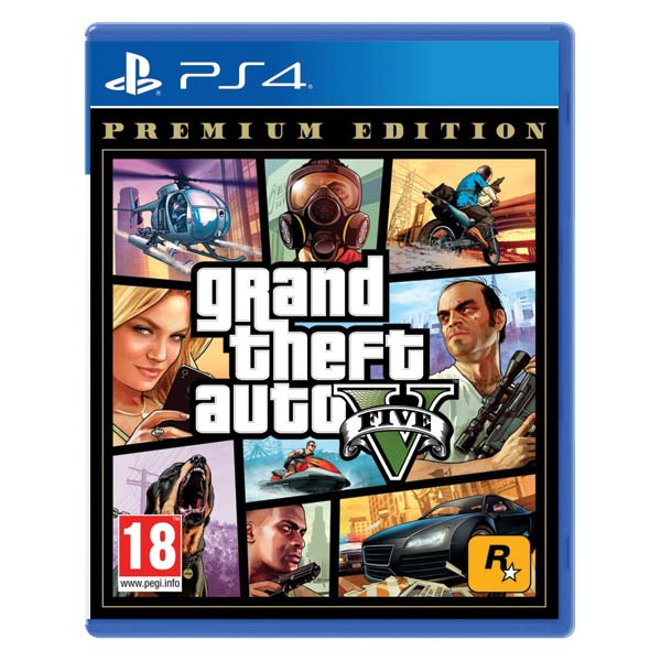 Grand Theft Auto 5 (Premium Kiadás) - PS4PlayStation 4 játékok > Akció