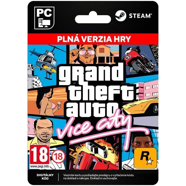 Grand Theft Auto: Vice City [Steam] - PCCD-Kulcsok > Akciójátékok