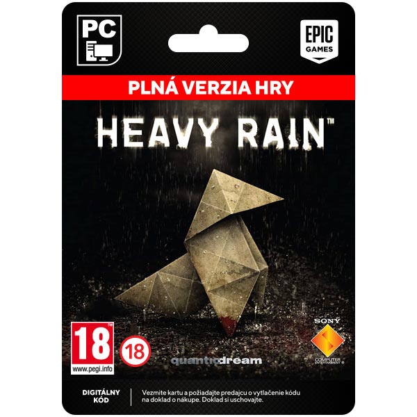 Heavy Rain [Steam] - PCCD-Kulcsok > Kaland