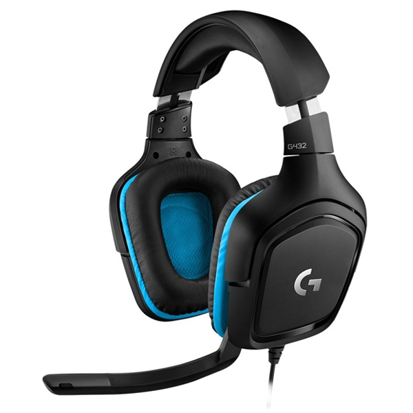 Gamer fejhallgató Logitech G432 7.1 Térhangzás Játékos FejhallgatóFülhallgatók > Logitech