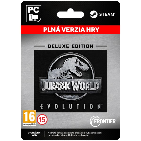 Jurassic World Evolution (Deluxe Kiadás) [Steam] - PCCD-Kulcsok > Verseny játékok