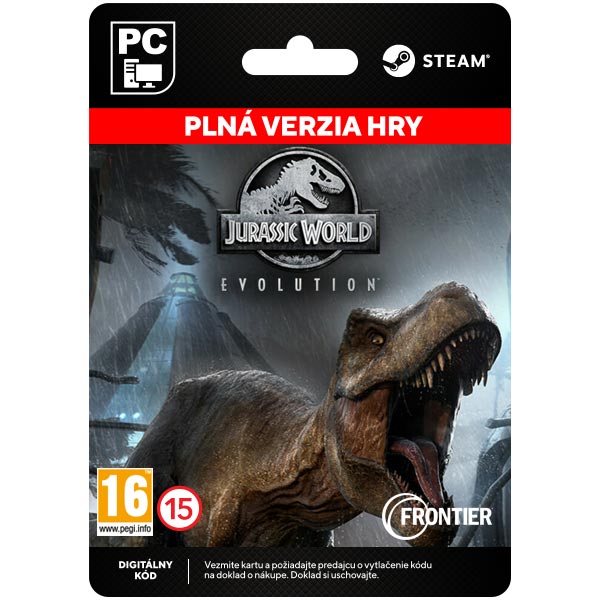 Jurassic World Evolution [Steam] - PCCD-Kulcsok > Verseny játékok