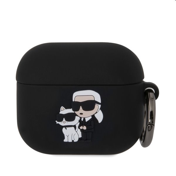 Karl Lagerfeld 3D Logo NFT Karl and Choupette szilikontok Apple AirPods 3 számára