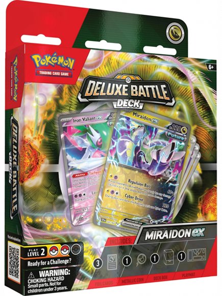 Kártyajáték Pokémon TCG: Deluxe Battle Deck Miraidon ex (Pokémon)Gyűjthető kártyák > Battle Deck