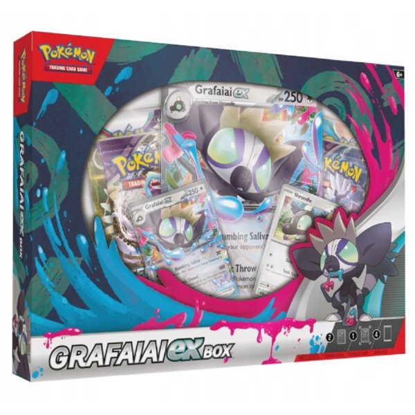 Kártyajáték Pokémon TCG: Grafaiai ex Box (Pokémon)Gyűjthető kártyák > V & V Star & V Max Box