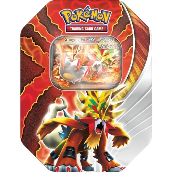 Kártyajáték Pokémon TCG: Paradox Destinies Tin Gouging Fire ex (Pokémon)Gyűjthető kártyák > Tin