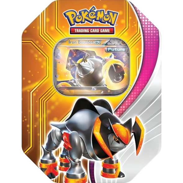 Kártyajáték Pokémon TCG: Paradox Destinies Tin Iron Boulder ex (Pokémon)Gyűjthető kártyák > Tin