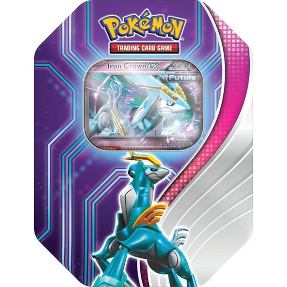 Kártyajáték Pokémon TCG: Paradox Destinies Tin Iron Crown ex (Pokémon)Gyűjthető kártyák > Tin