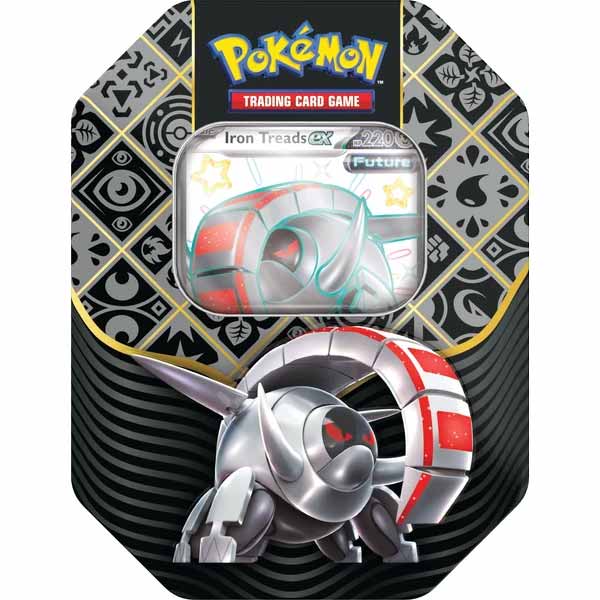 Kártyajáték Pokémon TCG: Scarlet & Violet Paldean Fates Tin Iron Treads EX (Pokémon)Gyűjthető kártyák > Tin