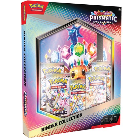 Kártyajáték Pokémon TCG: Scarlet & Violet Prismatic Evolutions Binder Collection (Pokémon)Gyűjthető kártyák > V & V Star & V Max Box