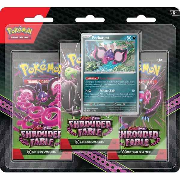 Kártyajáték Pokémon TCG: Scarlet & Violet Shrouded Fable 3 Blister (Pokémon)Gyűjthető kártyák > Blister